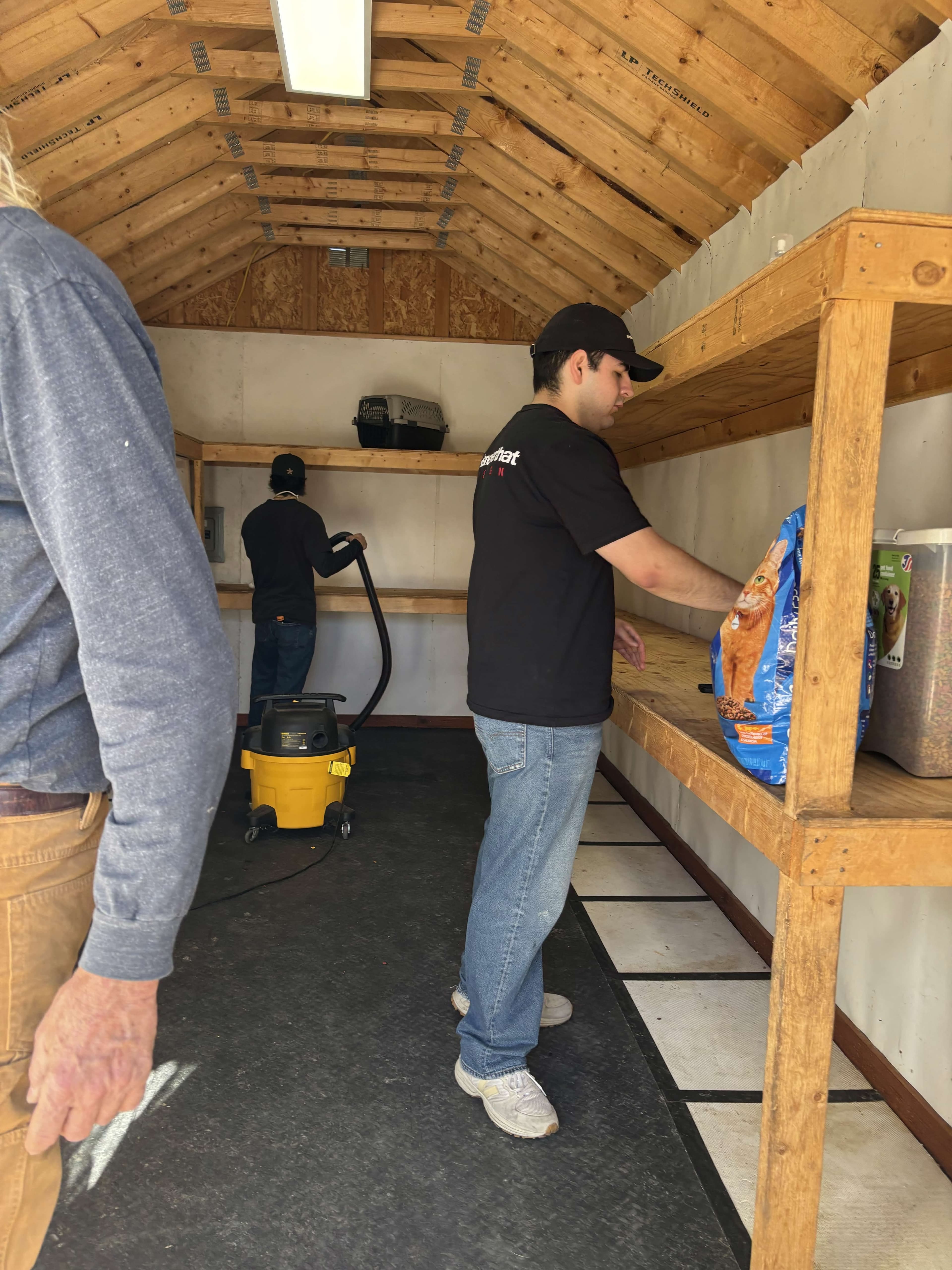 Volunteering at a Shelter